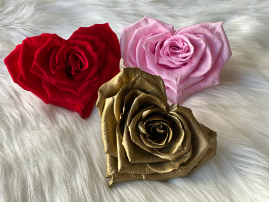 Acrylic Heart Rose Box